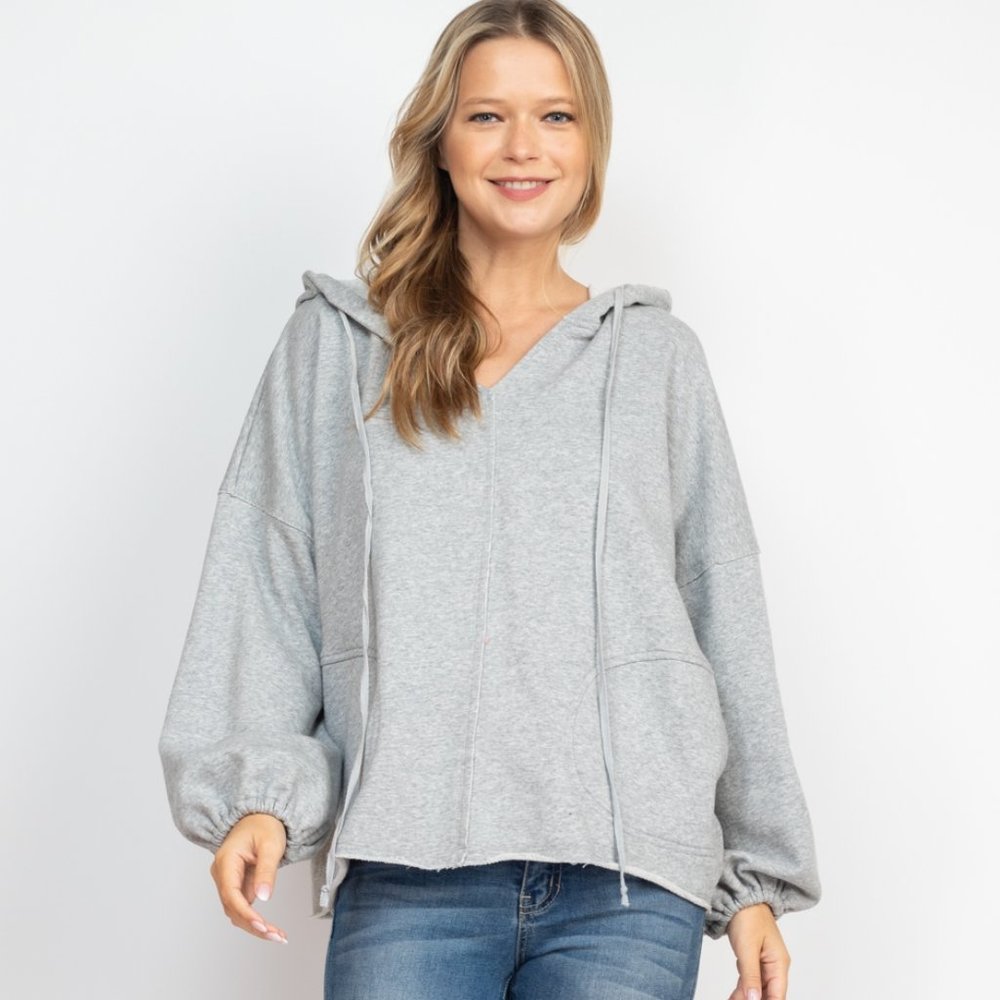NWT Grey Lounge Wear Hoodie